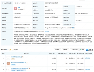 海康威视等成立新公司 业务含智能无人飞行器销售